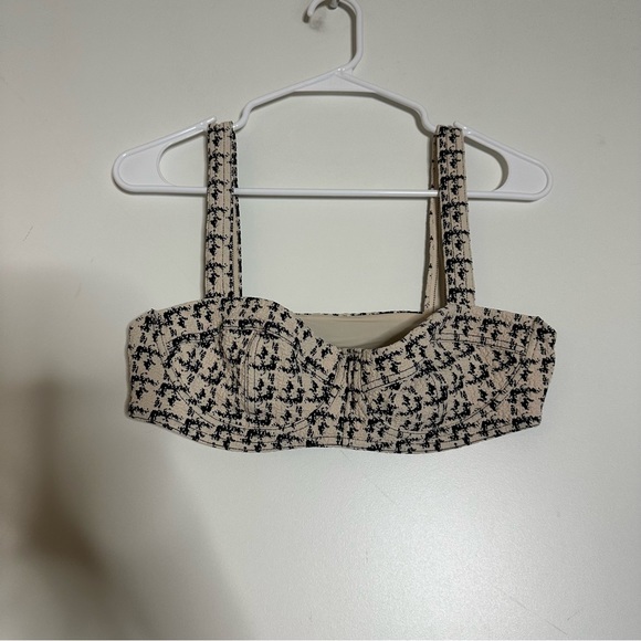 Devon Windsor houndstooth bikini top - Picture 2 of 5